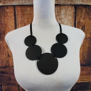 Black Fashion Necklace - NWOT